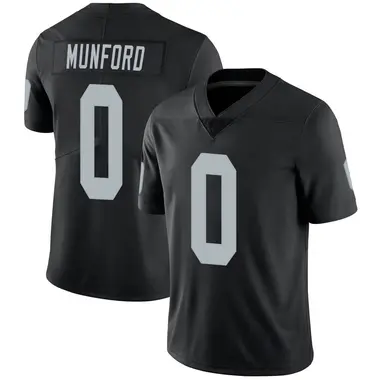 Men's Nike Las Vegas Raiders Thayer Munford Team Color Vapor Untouchable Jersey - Black Limited