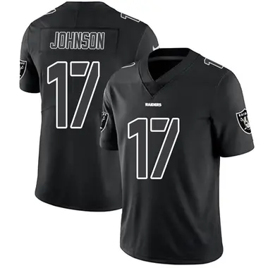 Men's Nike Las Vegas Raiders Tyron Johnson Jersey - Black Impact Limited