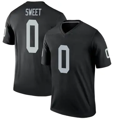 Men's Nike Las Vegas Raiders William Sweet Jersey - Black Legend