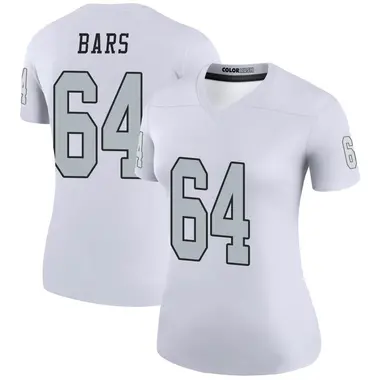 Women's Nike Las Vegas Raiders Alex Bars Color Rush Jersey - White Legend