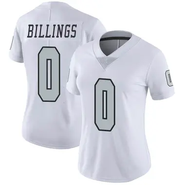 Women's Nike Las Vegas Raiders Andrew Billings Color Rush Jersey - White Limited