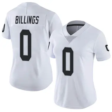 Women's Nike Las Vegas Raiders Andrew Billings Vapor Untouchable Jersey - White Limited