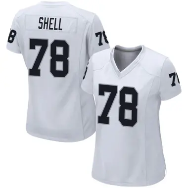 Women's Nike Las Vegas Raiders Art Shell Jersey - White Game