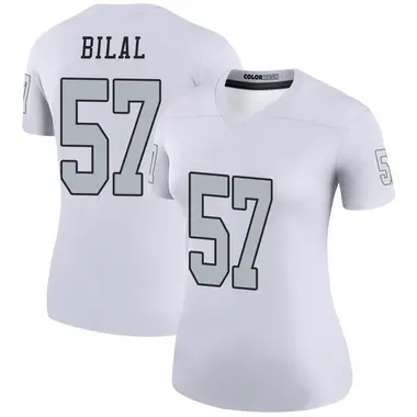 Women's Nike Las Vegas Raiders Asmar Bilal Color Rush Jersey - White Legend