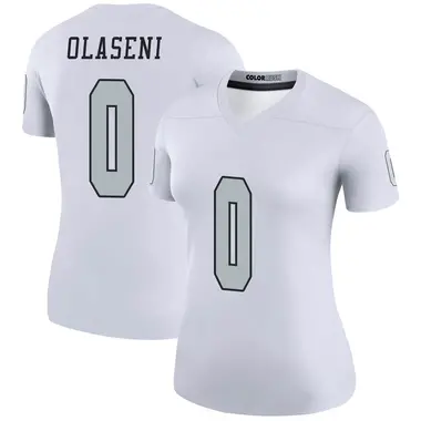 Women's Nike Las Vegas Raiders Bamidele Olaseni Color Rush Jersey - White Legend