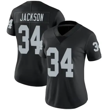Women's Nike Las Vegas Raiders Bo Jackson Team Color Vapor Untouchable Jersey - Black Limited