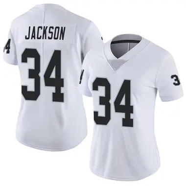 Women's Nike Las Vegas Raiders Bo Jackson Vapor Untouchable Jersey - White Limited