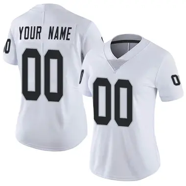 Women's Nike Las Vegas Raiders Custom Vapor Untouchable Jersey - White Limited