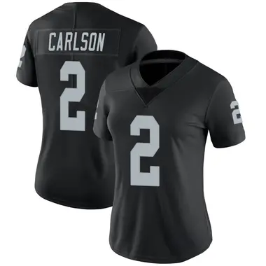 Women's Nike Las Vegas Raiders Daniel Carlson Team Color Vapor Untouchable Jersey - Black Limited