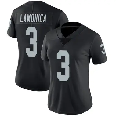 Women's Nike Las Vegas Raiders Daryle Lamonica Team Color Vapor Untouchable Jersey - Black Limited