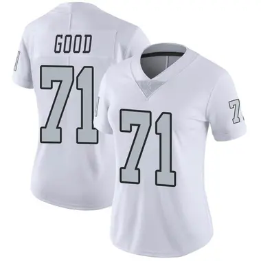 Women's Nike Las Vegas Raiders Denzelle Good Color Rush Jersey - White Limited