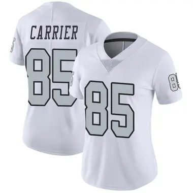 Women's Nike Las Vegas Raiders Derek Carrier Color Rush Jersey - White Limited