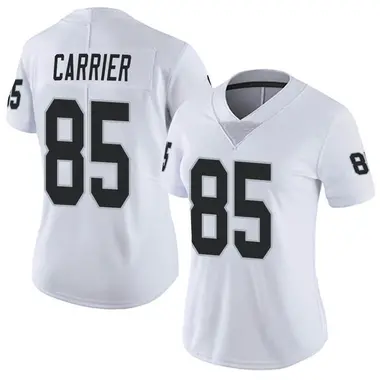 Women's Nike Las Vegas Raiders Derek Carrier Vapor Untouchable Jersey - White Limited