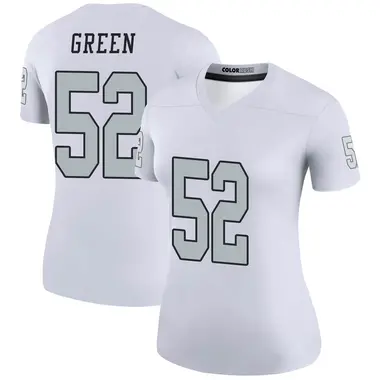 Women's Nike Las Vegas Raiders Gerri Green Color Rush Jersey - White Legend