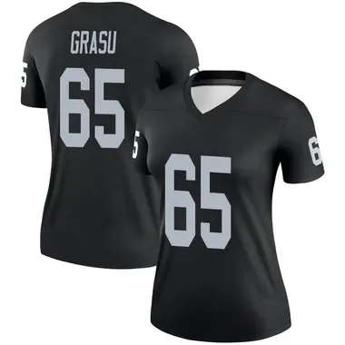Women's Nike Las Vegas Raiders Hroniss Grasu Jersey - Black Legend