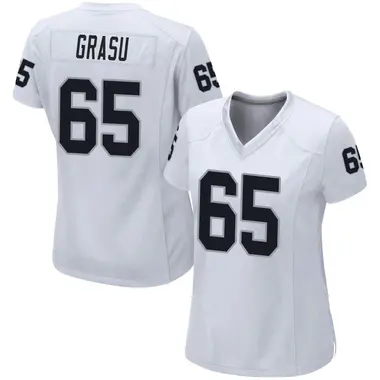 Women's Nike Las Vegas Raiders Hroniss Grasu Jersey - White Game
