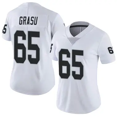 Women's Nike Las Vegas Raiders Hroniss Grasu Vapor Untouchable Jersey - White Limited