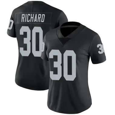 Women's Nike Las Vegas Raiders Jalen Richard Team Color Vapor Untouchable Jersey - Black Limited