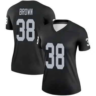 Women's Nike Las Vegas Raiders Jordan Brown Jersey - Black Legend