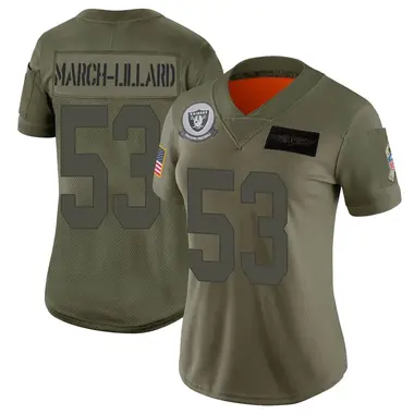 Women's Nike Las Vegas Raiders Justin March-Lillard 2019 Salute to Service Jersey - Camo Limited