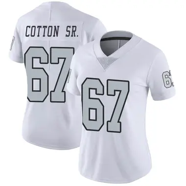 Women's Nike Las Vegas Raiders Lester Cotton Sr. Color Rush Jersey - White Limited