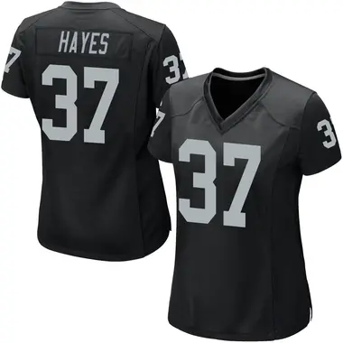 Women's Nike Las Vegas Raiders Lester Hayes Team Color Jersey - Black Game