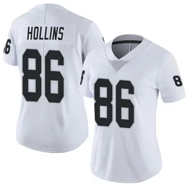 Women's Nike Las Vegas Raiders Mack Hollins Vapor Untouchable Jersey - White Limited