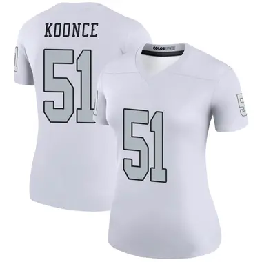 Women's Nike Las Vegas Raiders Malcolm Koonce Color Rush Jersey - White Legend