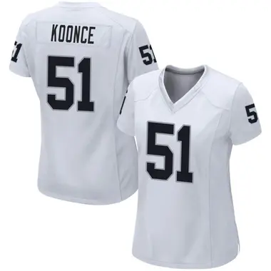 Women's Nike Las Vegas Raiders Malcolm Koonce Jersey - White Game