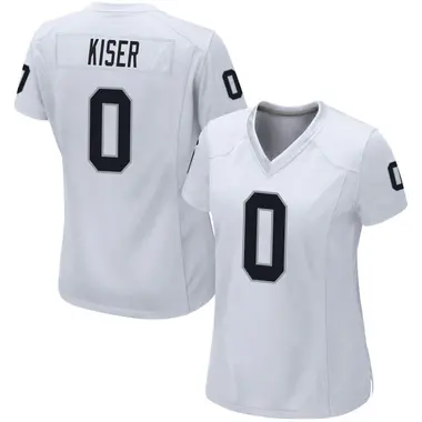 Women's Nike Las Vegas Raiders Micah Kiser Jersey - White Game