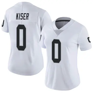 Women's Nike Las Vegas Raiders Micah Kiser Vapor Untouchable Jersey - White Limited
