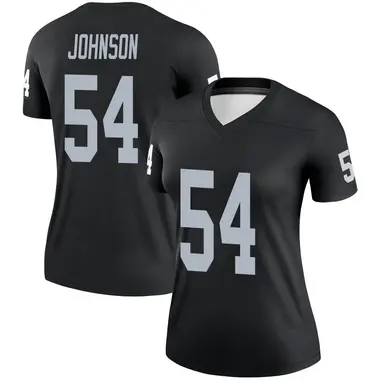 Women's Nike Las Vegas Raiders PJ Johnson Jersey - Black Legend