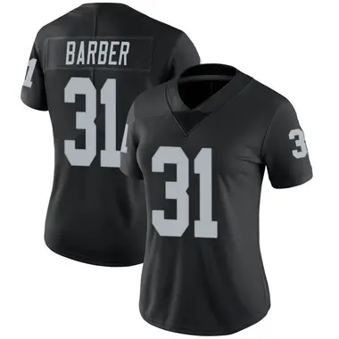 Women's Nike Las Vegas Raiders Peyton Barber Team Color Vapor Untouchable Jersey - Black Limited