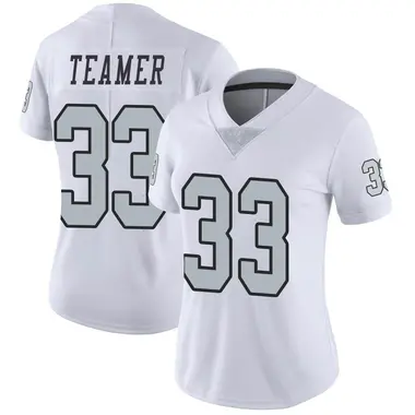 Women's Nike Las Vegas Raiders Roderic Teamer Color Rush Jersey - White Limited