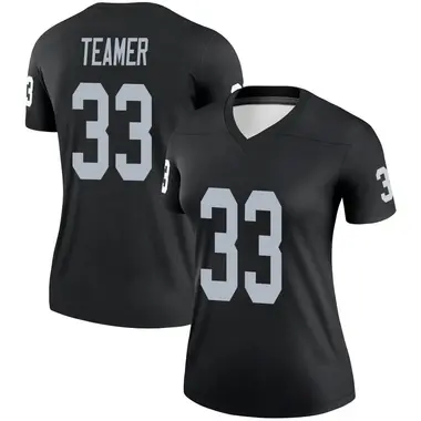 Women's Nike Las Vegas Raiders Roderic Teamer Jersey - Black Legend