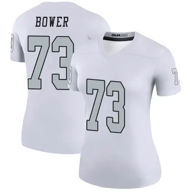 Women's Nike Las Vegas Raiders Tashawn Bower Color Rush Jersey - White Legend