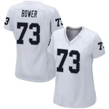 Women's Nike Las Vegas Raiders Tashawn Bower Jersey - White Game