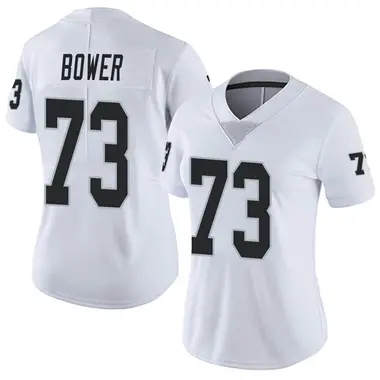 Women's Nike Las Vegas Raiders Tashawn Bower Vapor Untouchable Jersey - White Limited