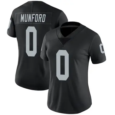 Women's Nike Las Vegas Raiders Thayer Munford Team Color Vapor Untouchable Jersey - Black Limited