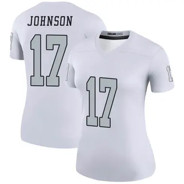 Women's Nike Las Vegas Raiders Tyron Johnson Color Rush Jersey - White Legend