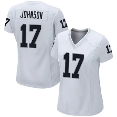 Women's Nike Las Vegas Raiders Tyron Johnson Jersey - White Game