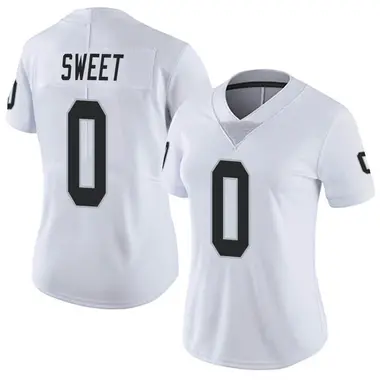 Women's Nike Las Vegas Raiders William Sweet Vapor Untouchable Jersey - White Limited