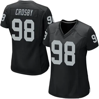 maxx crosby jersey stitched