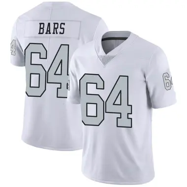 Youth Nike Las Vegas Raiders Alex Bars Color Rush Jersey - White Limited