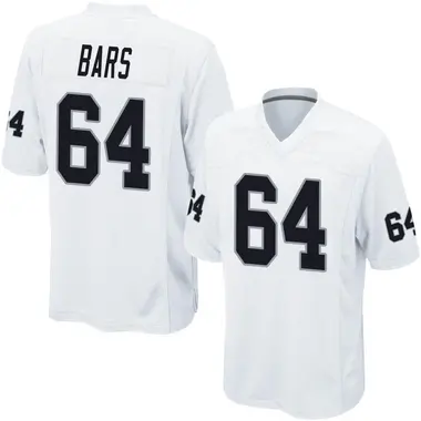 Youth Nike Las Vegas Raiders Alex Bars Jersey - White Game