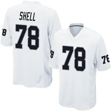 Youth Nike Las Vegas Raiders Art Shell Jersey - White Game