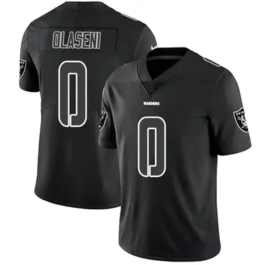 Youth Nike Las Vegas Raiders Bamidele Olaseni Jersey - Black Impact Limited