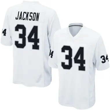 Youth Nike Las Vegas Raiders Bo Jackson Jersey - White Game