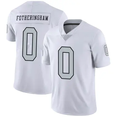 Youth Nike Las Vegas Raiders Cole Fotheringham Color Rush Jersey - White Limited