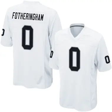 Youth Nike Las Vegas Raiders Cole Fotheringham Jersey - White Game